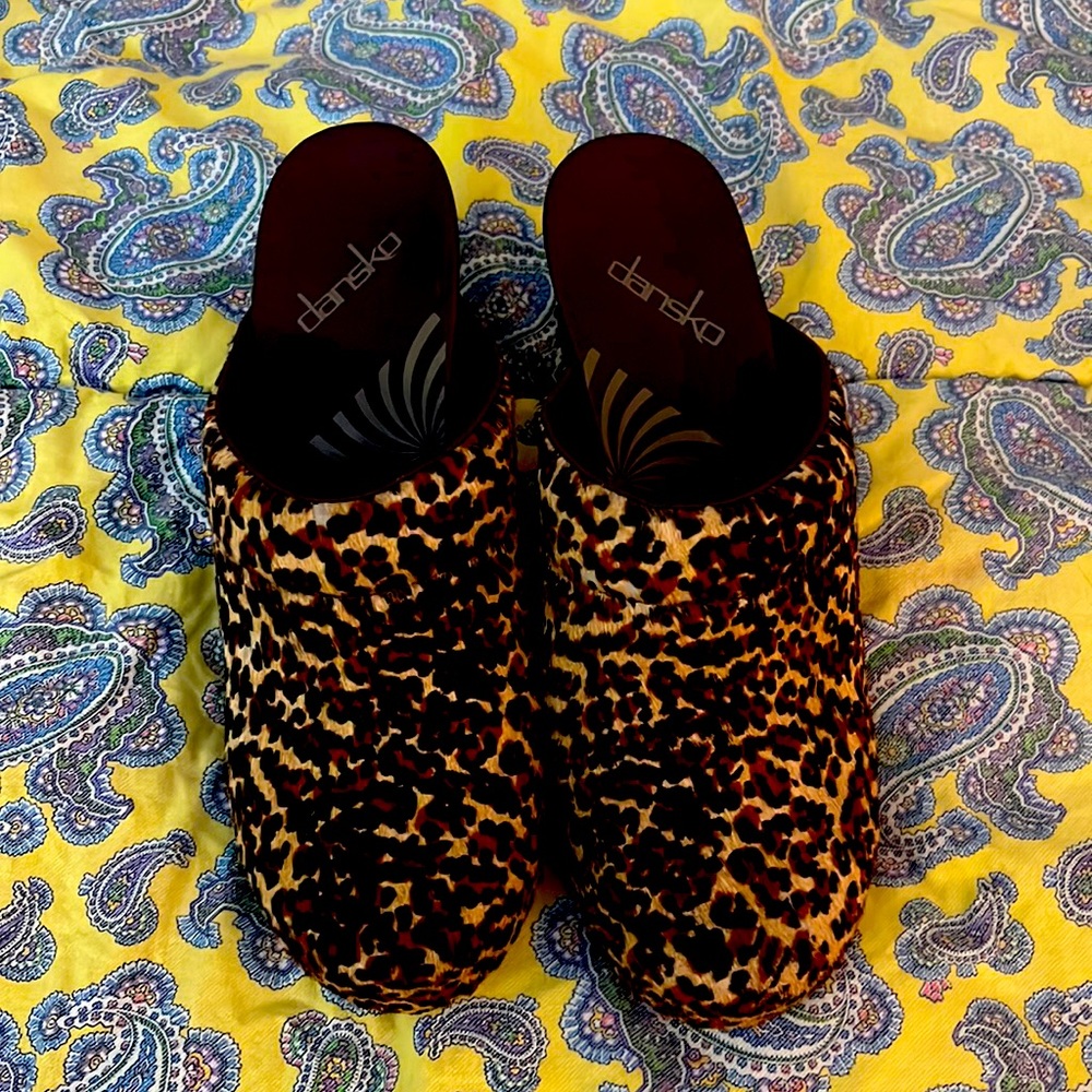 Almost new DANSKO HEELED CLOGS